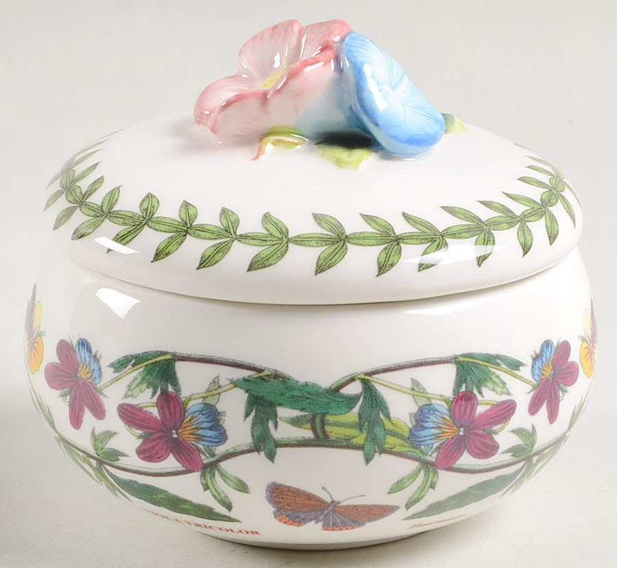 Botanic Garden Bouquet Trinket Box with Lid by Portmeirion-1