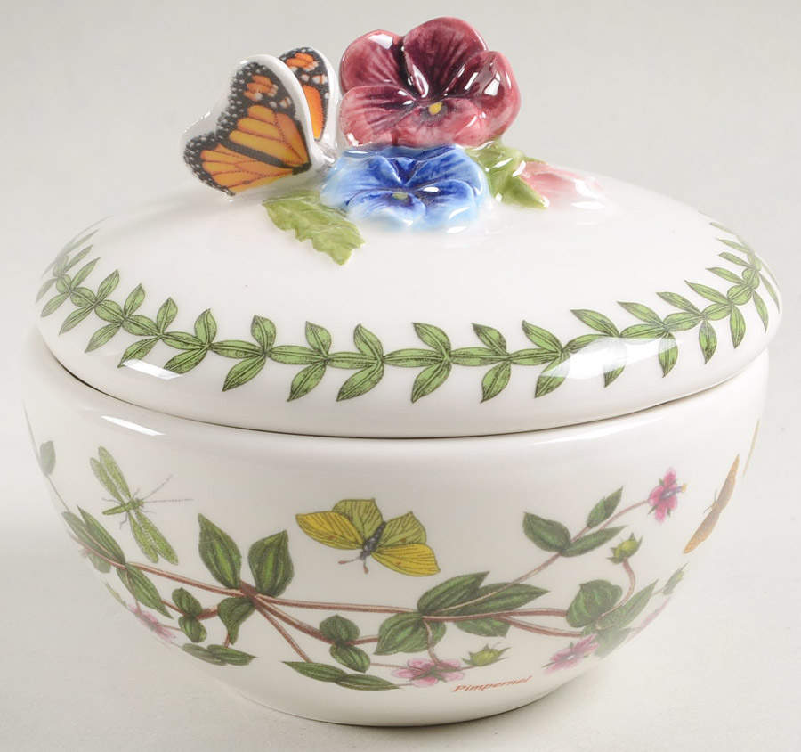 Botanic Garden Bouquet Trinket Box with Lid by Portmeirion-1
