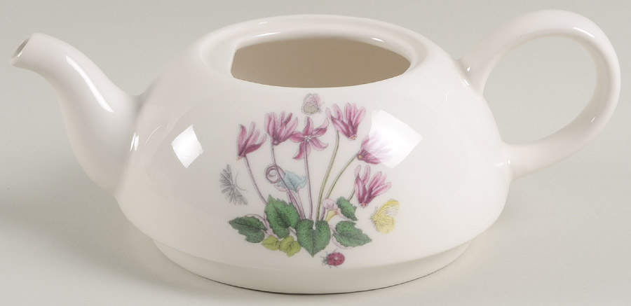Botanic Garden Bouquet Individual Teapot with Cup Teapot No Lid by Portmeirion-1