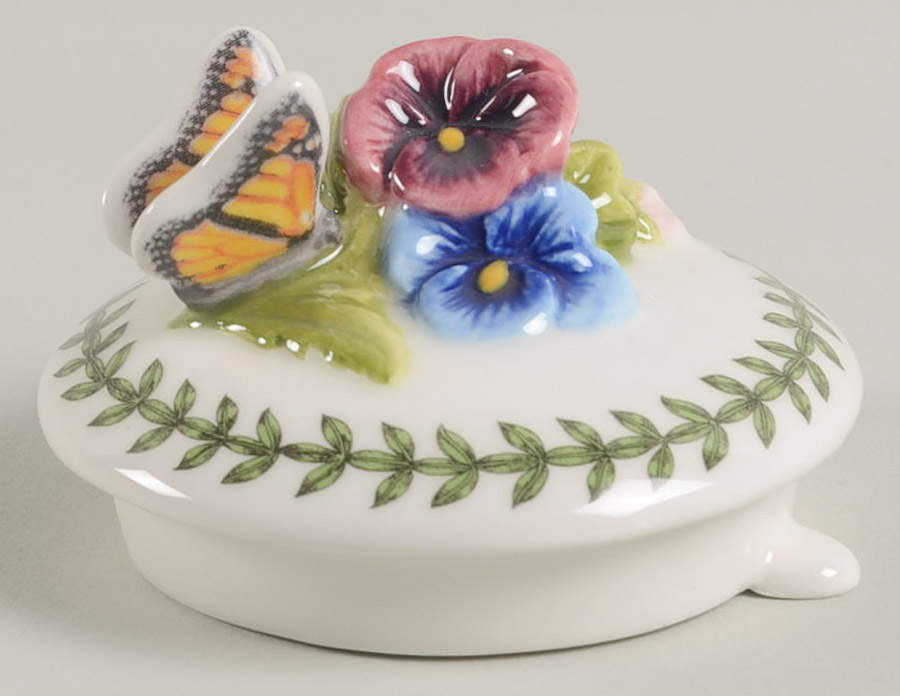 Botanic Garden Bouquet Teapot Lid for Individual Teapot with Cup by Portmeirion-1
