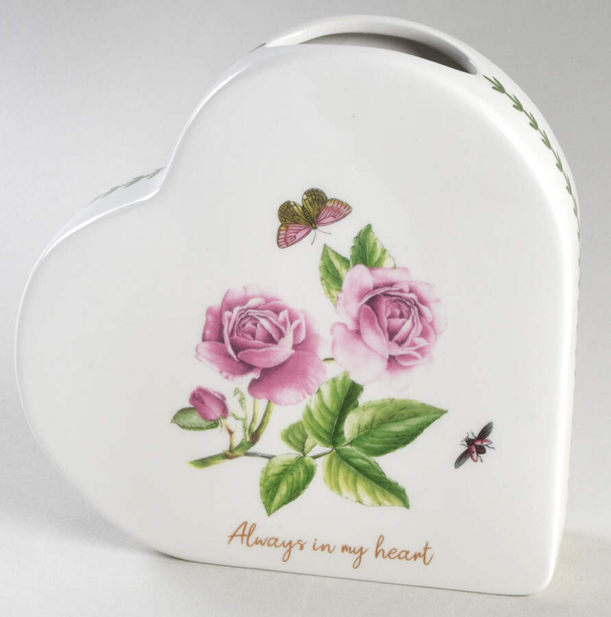 Botanic Garden Bouquet Heart Vase by Portmeirion-1