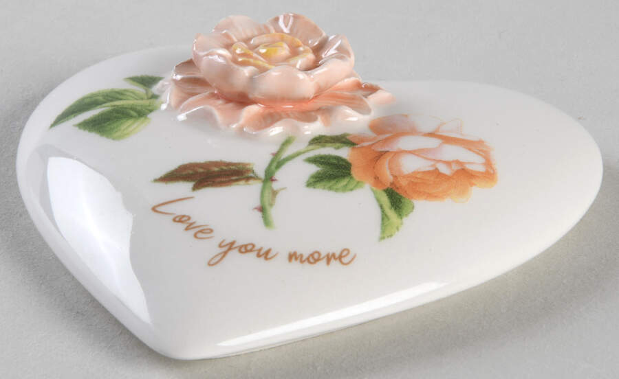 Botanic Garden Bouquet Lid for Heart Shape Box by Portmeirion-1