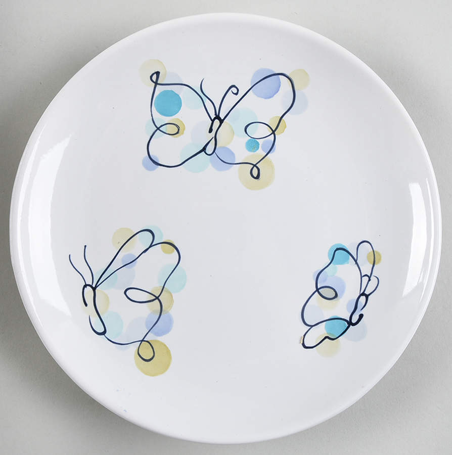 Butterfly Salad Plate by Pottery Barn China-1
