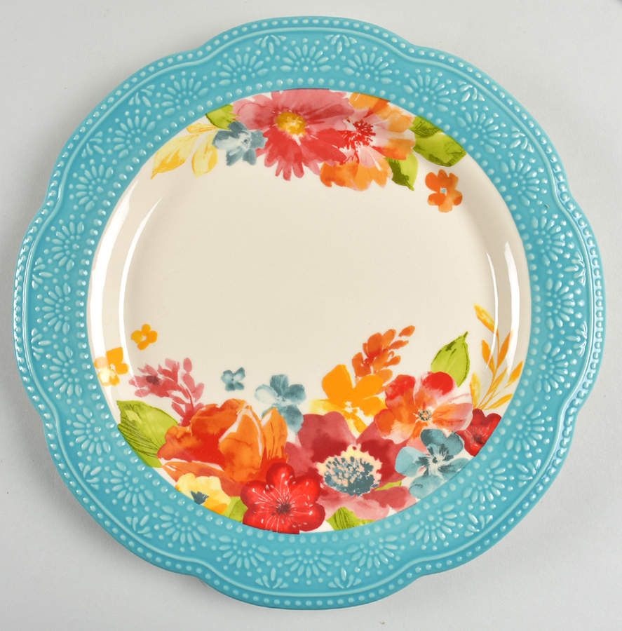 Wildflower Whimsy Dinner Plate by Pioneer Woman-1