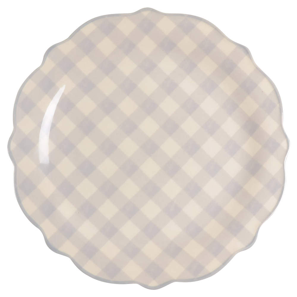 Gingham Dinner Plate by Pioneer Woman-1
