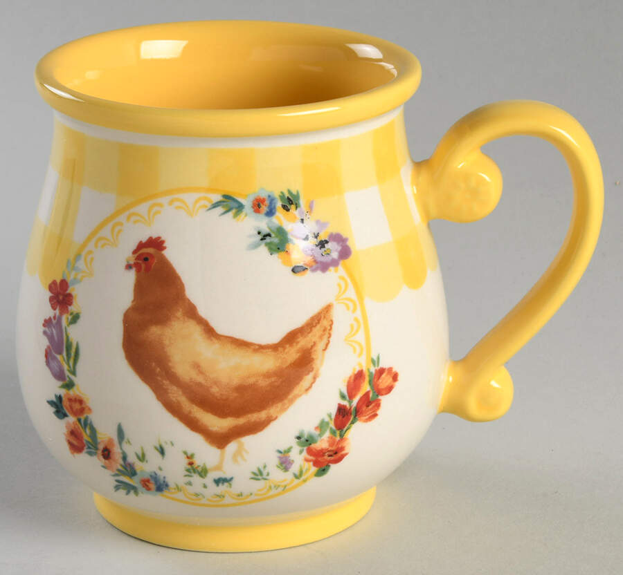 Gingham Mug by Pioneer Woman-1