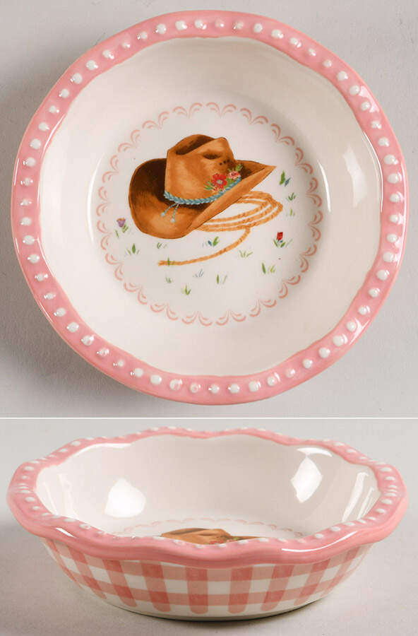Gingham Individual Pie Plate Baker by Pioneer Woman-1