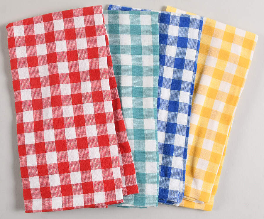Gingham Cloth Napkin - Set of 4 Motifs (NAPC1, NAPC2, NAPC3 & NAPCM4) by Pioneer Woman-1