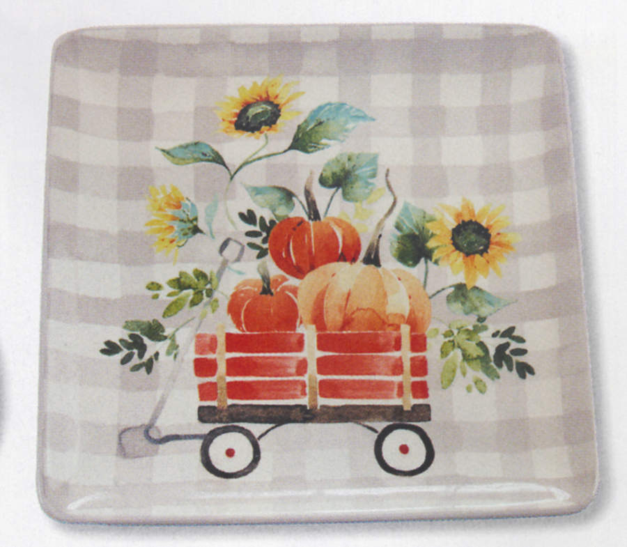 Truck Loads of Fun 11" Square Serving Platter by Park Designs-1