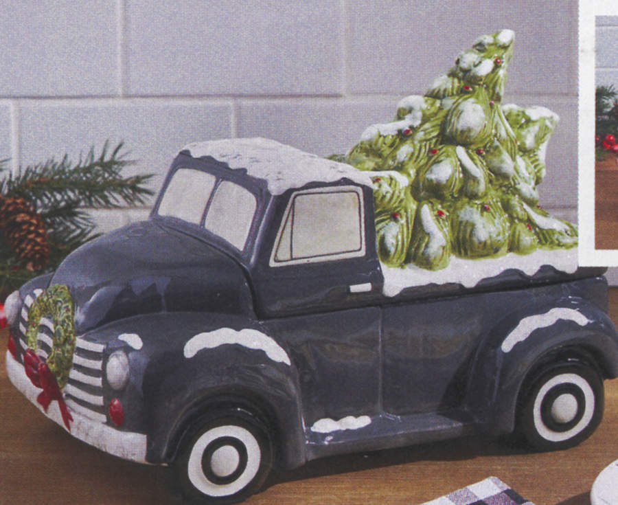 Home for Christmas Figural Cookie Jar & Lid by Park Designs-1