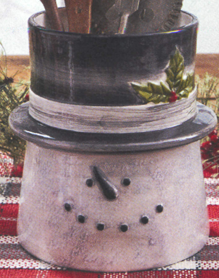 Sketchbook Snowman Utensil Holder by Park Designs-1