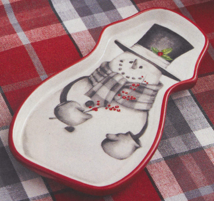 Sketchbook Snowman Spoon Rest/Holder (Holds 1 Spoon) by Park Designs-1