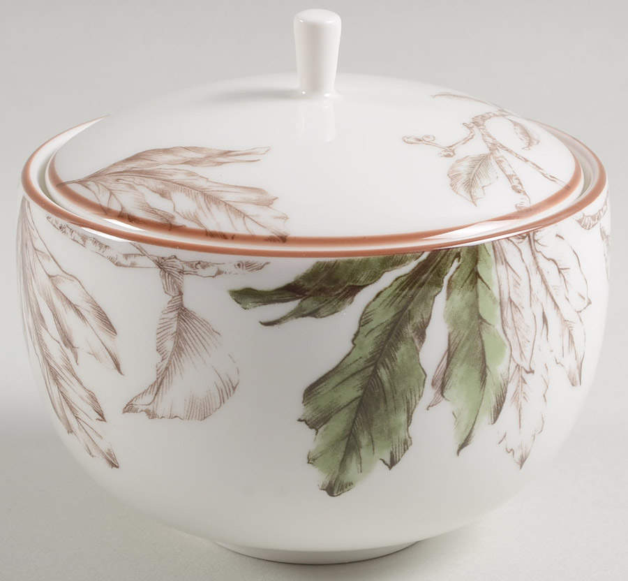 Nature's Bounty Sugar Bowl & Lid by Portmeirion-1