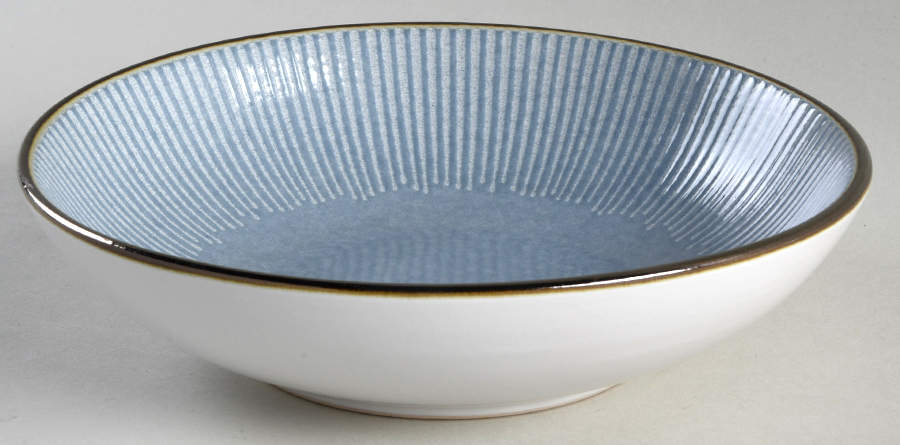 Arlie Blue 8" Individual Pasta Bowl by Pfaltzgraff-1