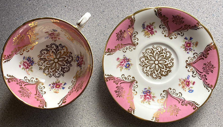5511D Footed Cup & Saucer Set by Paragon-1