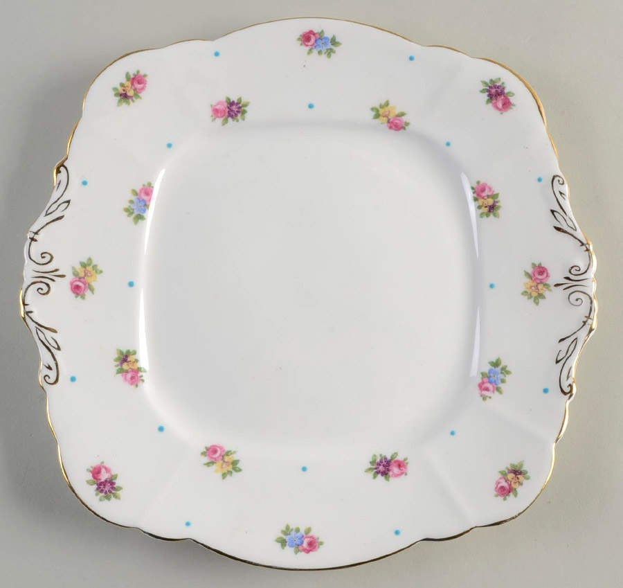 S7693 9" Square Handled Cake Plate by Paragon-1