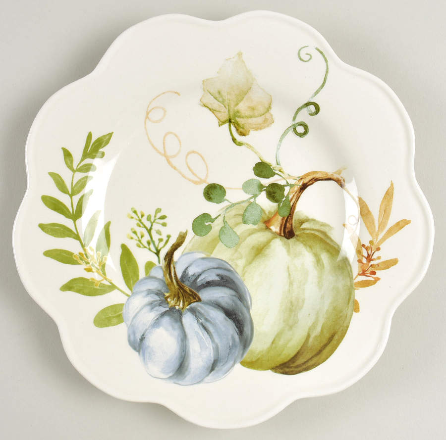 Blue Harvest Salad Plate by Potter's Studio-1