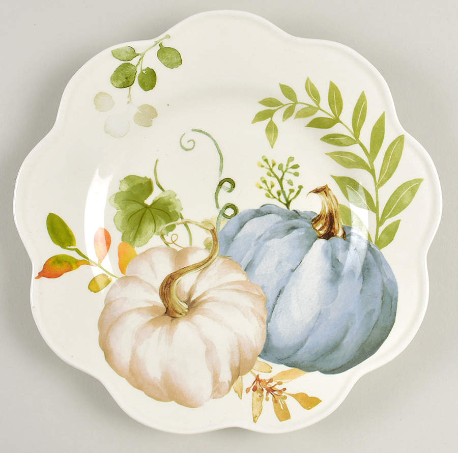 Blue Harvest Salad Plate by Potter's Studio-1