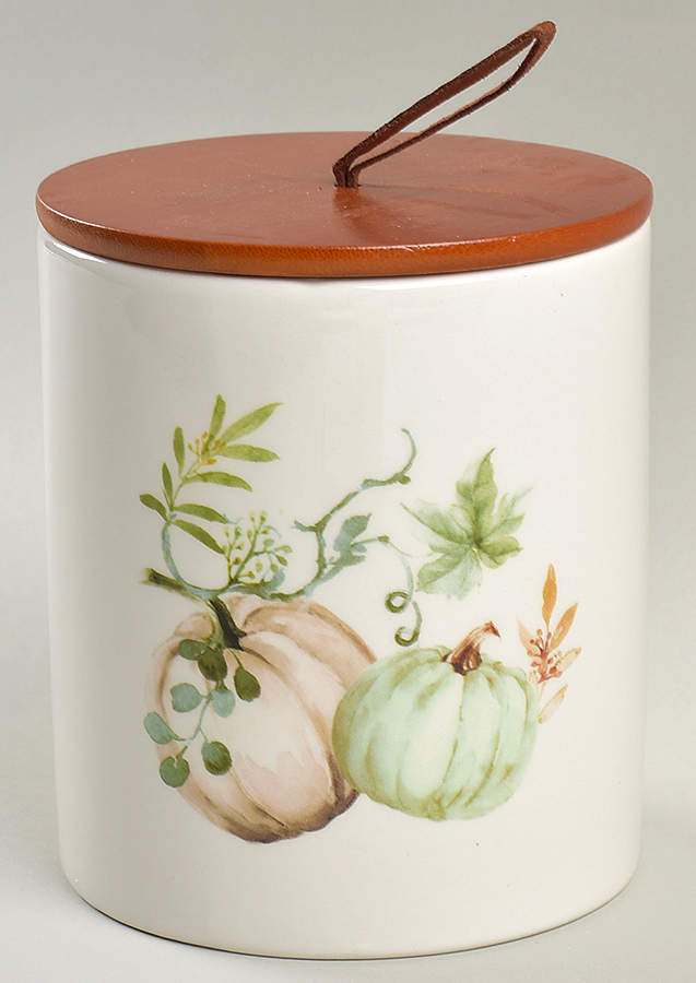 Blue Harvest Small Canister & Lid by Potter's Studio-1