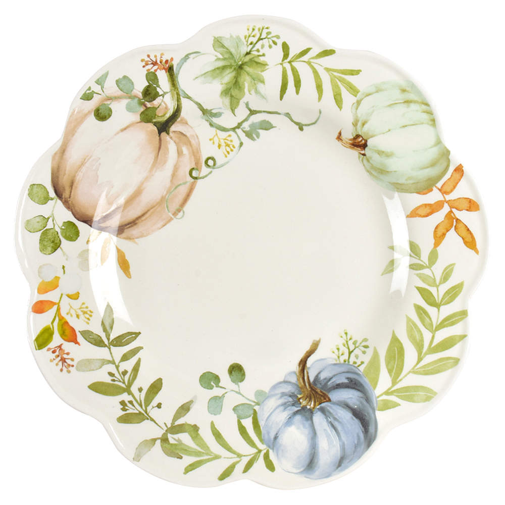 Blue Harvest Dinner Plate by Potter's Studio-1