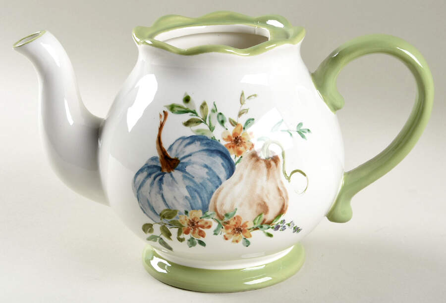 Blue Harvest Teapot No Lid by Potter's Studio-1