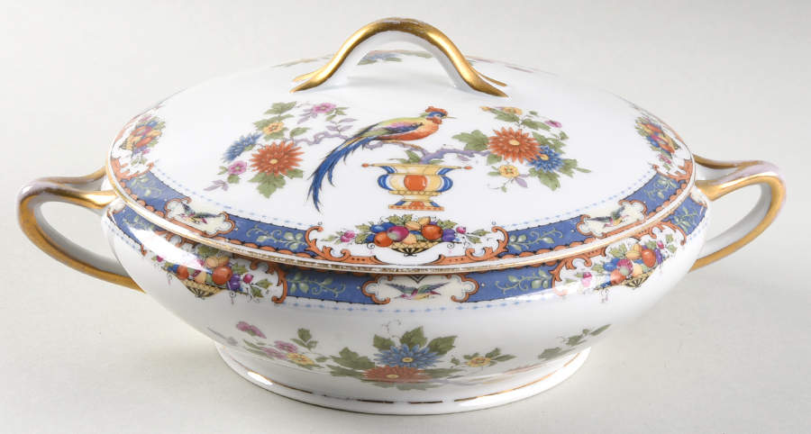 PUN158 Round Covered Vegetable by Porcelain Union-1