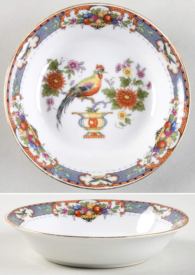 PUN158 Fruit/Dessert (Sauce) Bowl by Porcelain Union-1
