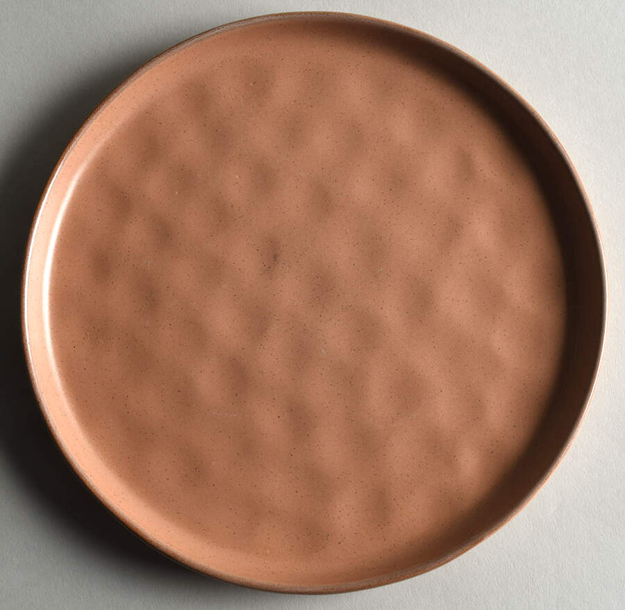 PC51 Orange Salad Plate by Potter's Corner-1