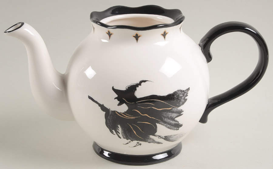 Witch Brew Teapot No Lid by Potter's Studio-1
