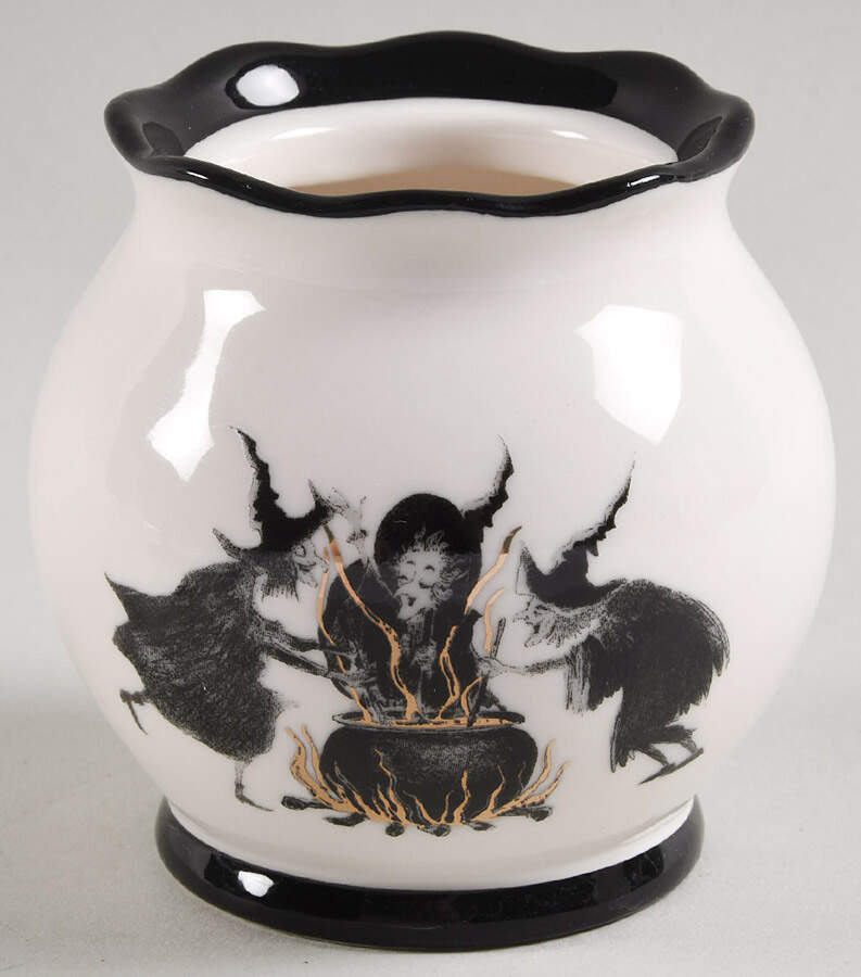 Witch Brew Sugar Bowl No Lid by Potter's Studio-1