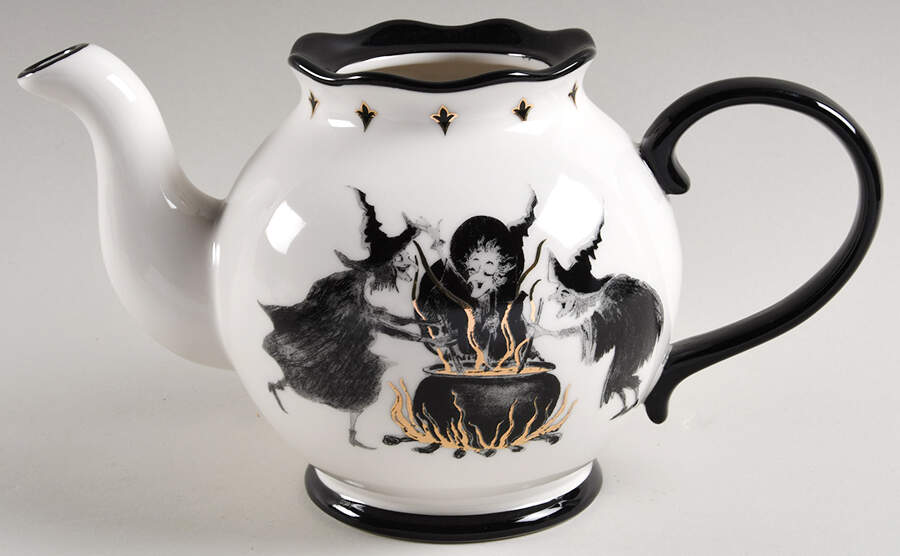 Witch Brew Teapot No Lid by Potter's Studio-1