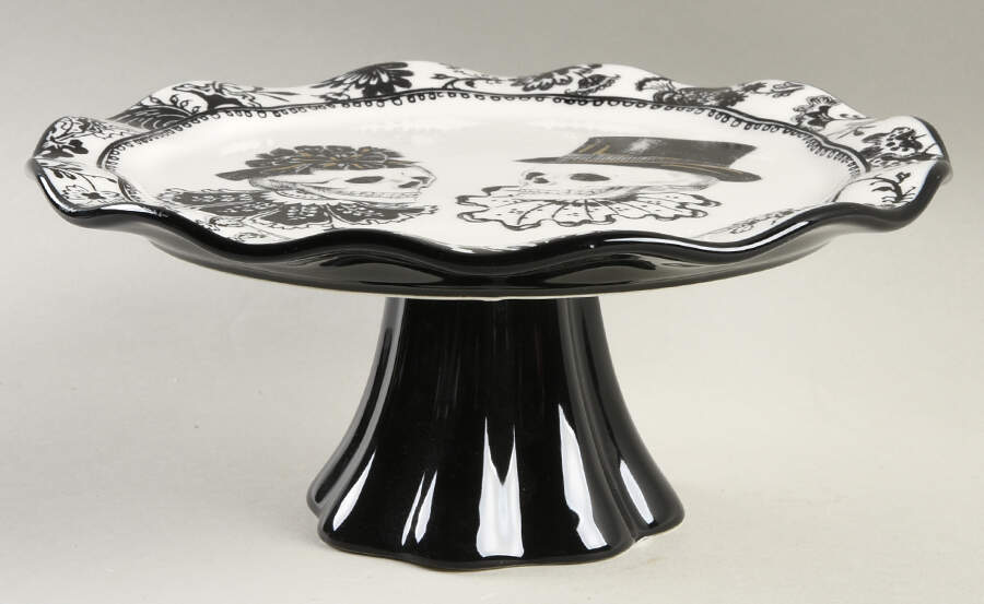 Witch Brew Footed Medium Cake Plate by Potter's Studio-1