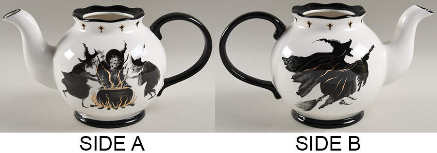 Witch Brew Teapot No Lid by Potter's Studio-1