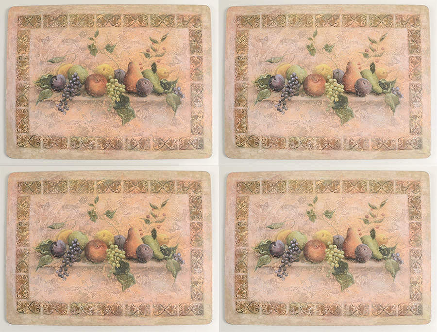 Placemats Corkboard Placemat - Set of 4 by Pimpernel International-1