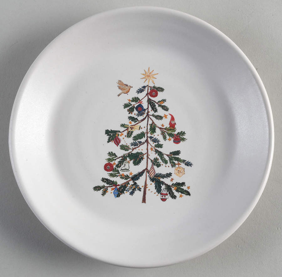 Christmas in the Country Appetizer Plate by Pottery Barn China-1