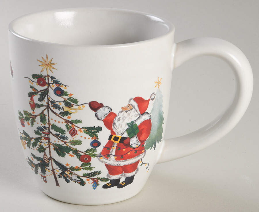 Christmas in the Country Mug by Pottery Barn China-1