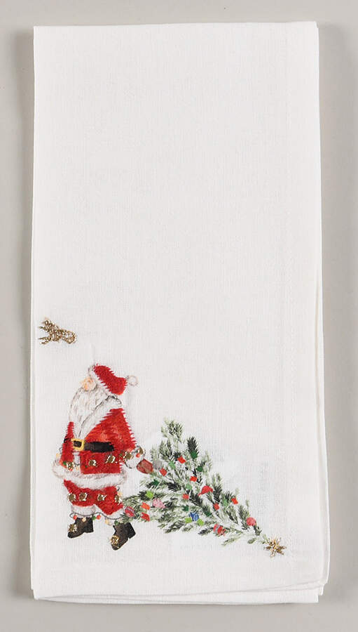 Christmas in the Country Cloth Napkin by Pottery Barn China-1