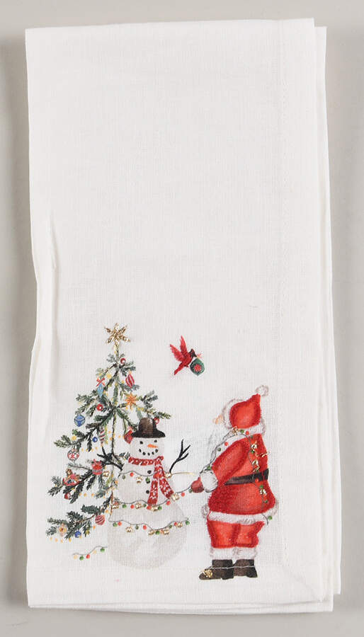 Christmas in the Country Cloth Napkin by Pottery Barn China-1