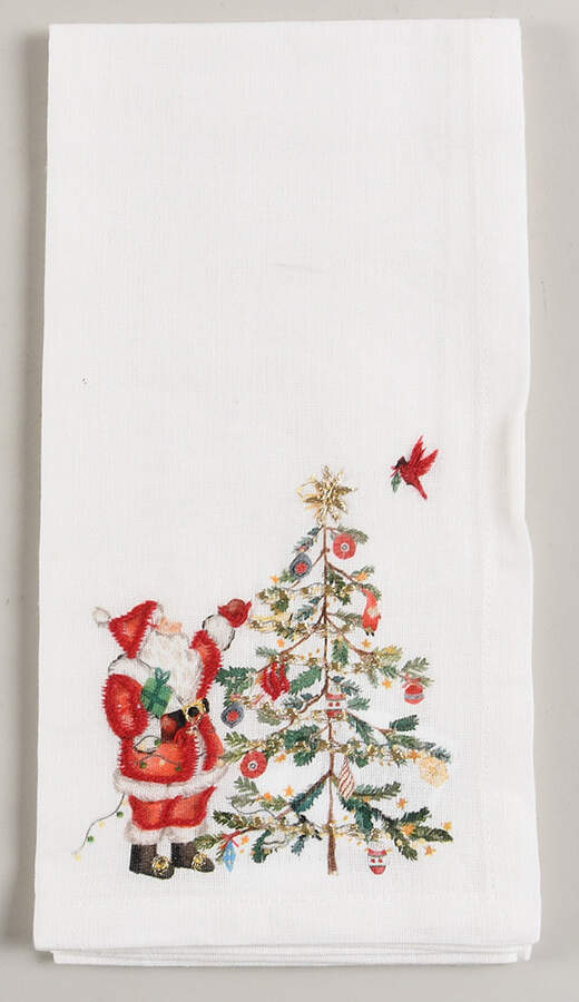 Christmas in the Country Cloth Napkin by Pottery Barn China-1