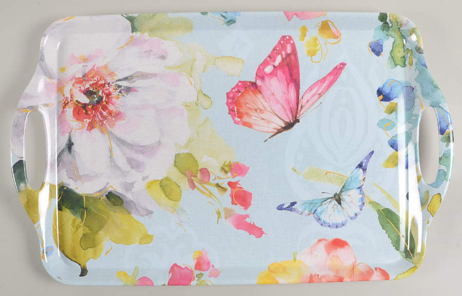 Melamine Trays 19" Rectangular Handled Tray by Pimpernel International-1