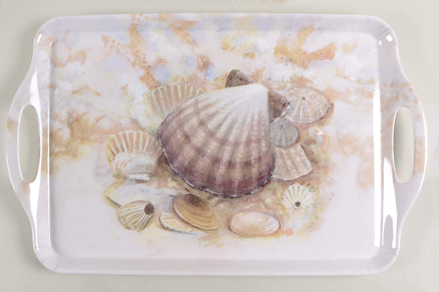 Melamine Trays 19" Rectangular Handled Tray by Pimpernel International-1