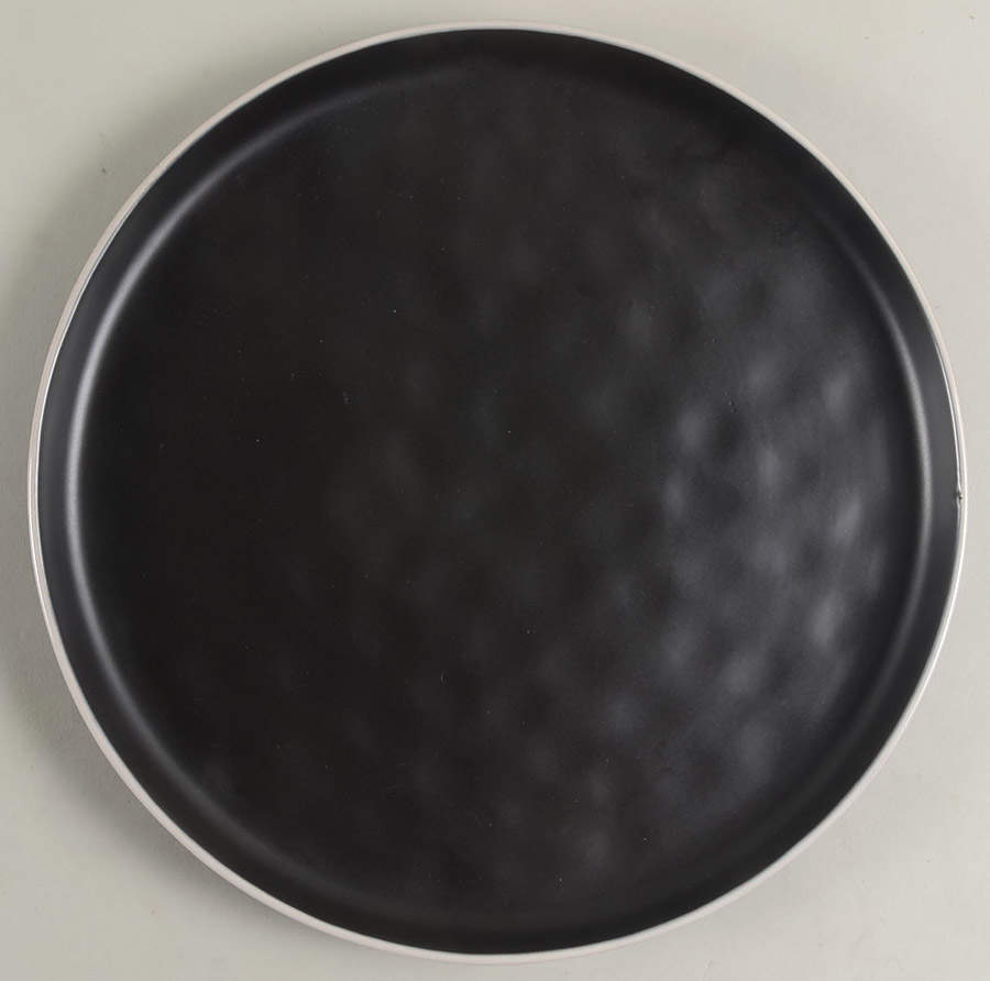 PC52 Black Dinner Plate by Potter's Corner-1
