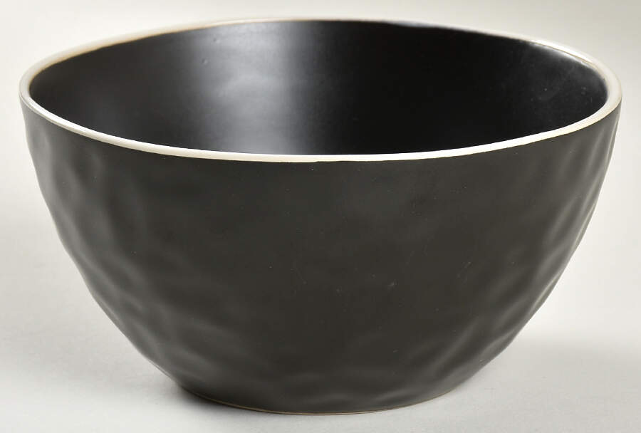 PC52 Black Soup/Cereal Bowl by Potter's Corner-1