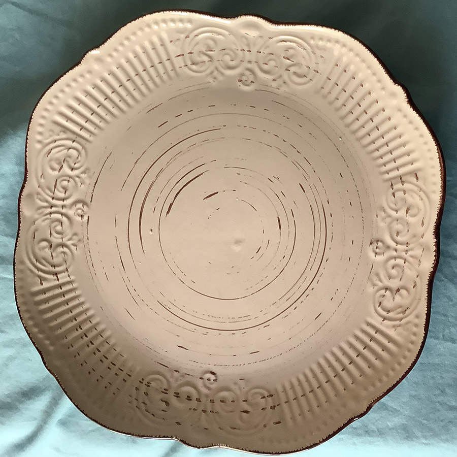 Isabella-Brown Dinner Plate by Pfaltzgraff-1