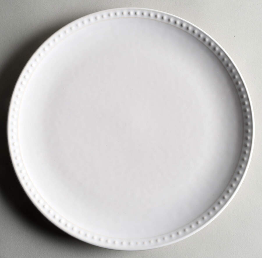 PMZ24 Rustic White Dinner Plate by Primagera-1