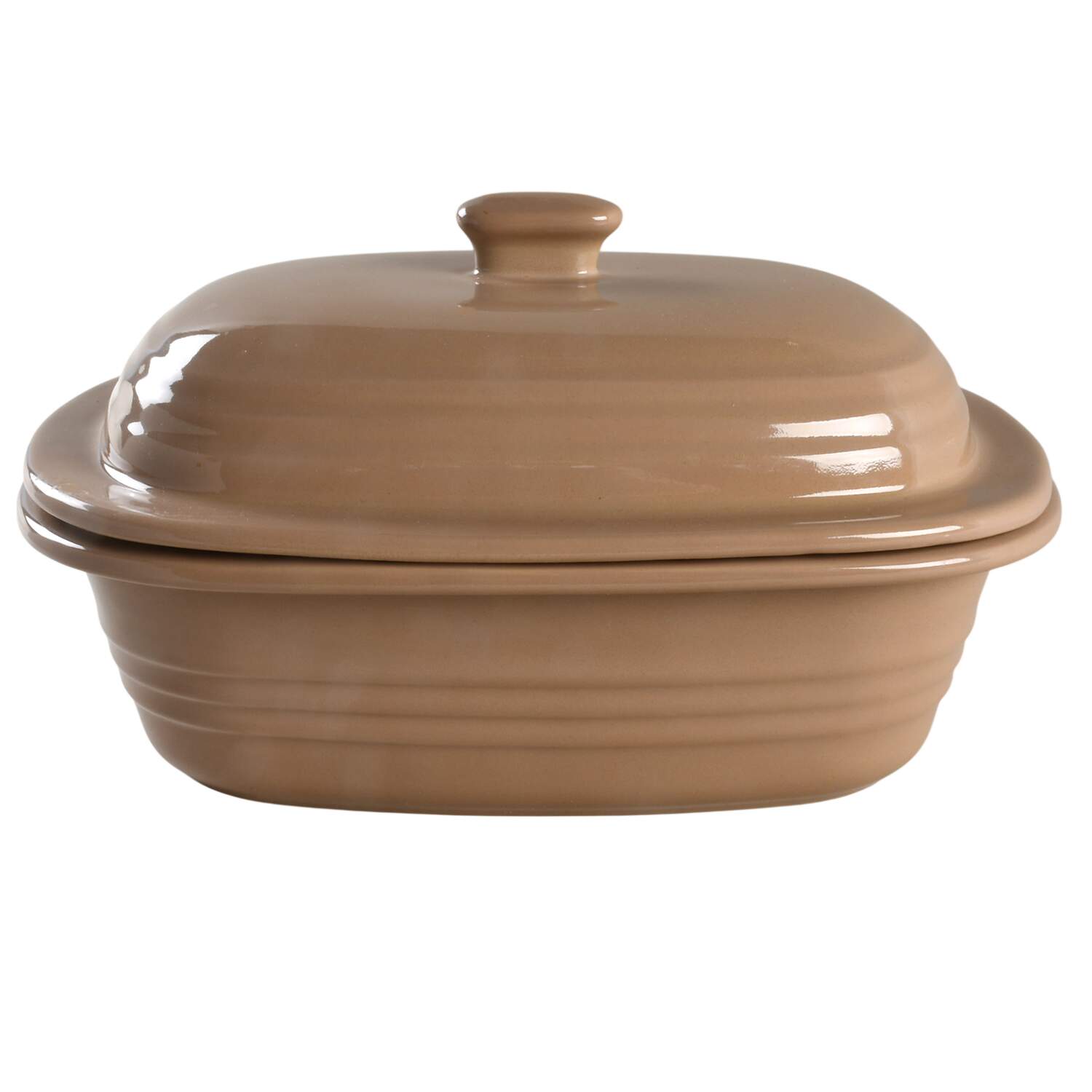 New Traditions 3 Qt Rectangular Baker & Lid by Pampered Chef-1