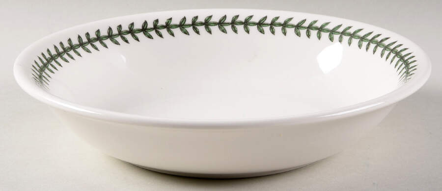 Botanic Garden Laurel Leaf 8" Individual Pasta Bowl by Portmeirion-1
