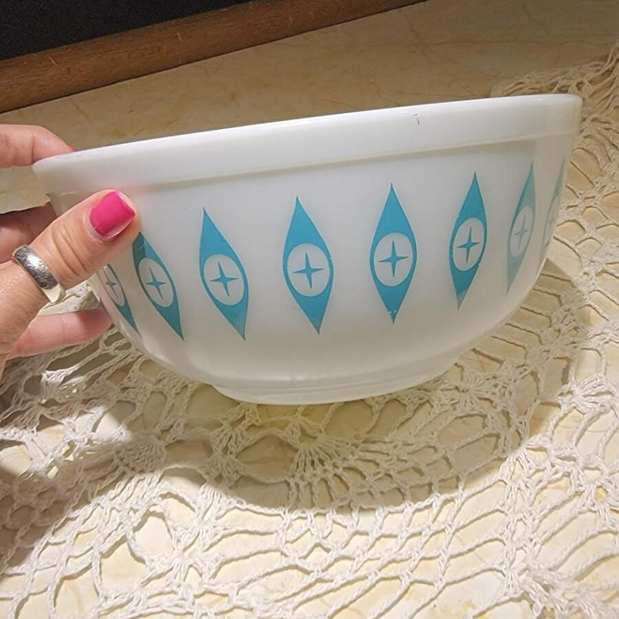 Eyes 5" Mixing Bowl by Pyrex-1