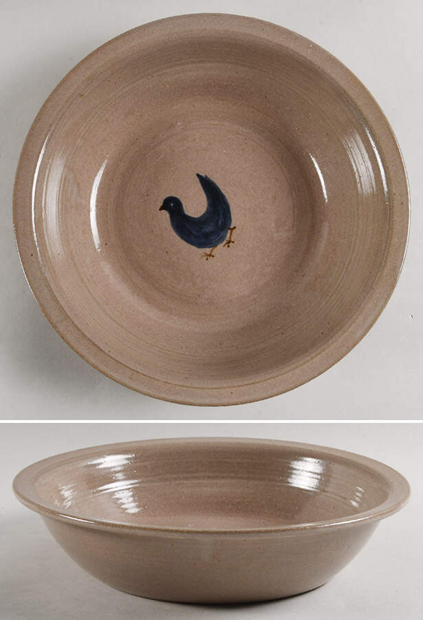 P6P2 10" Round Vegetable Bowl by Seagrove Pottery-1