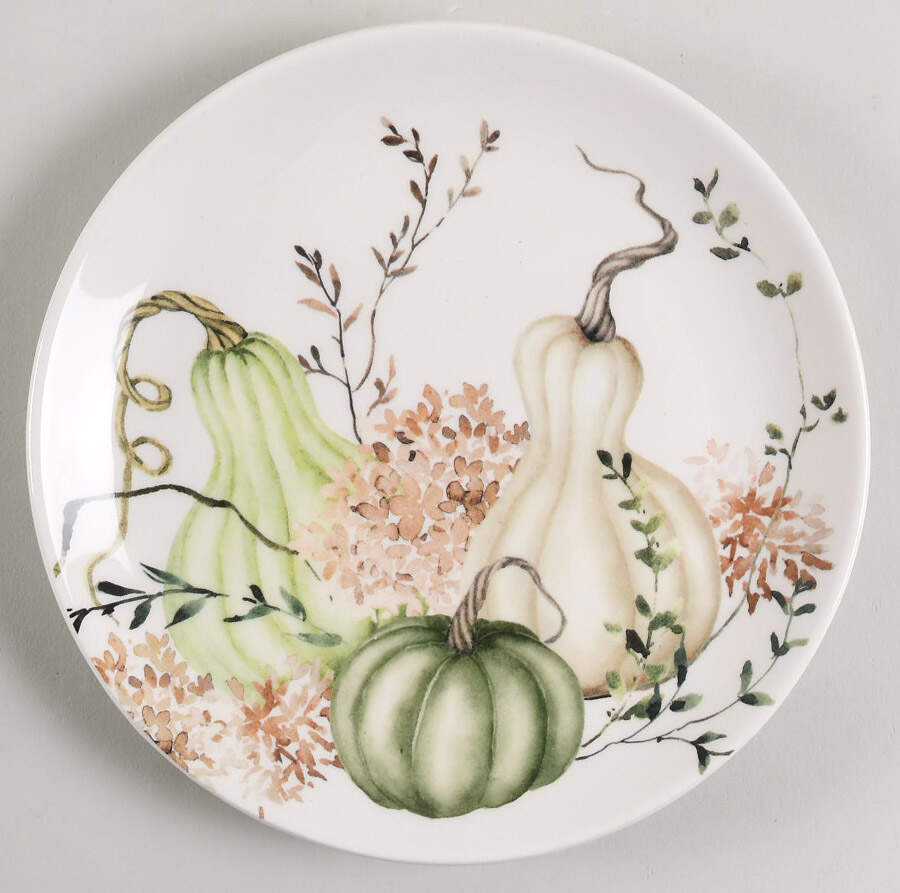 Green Harvest Salad Plate by Potter's Studio-1